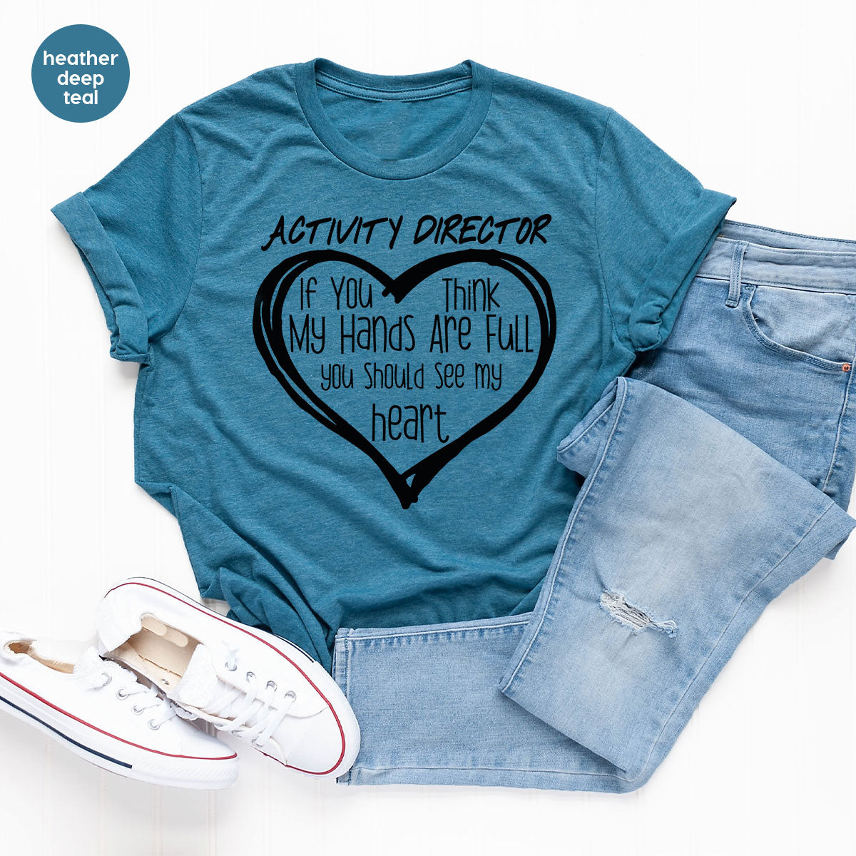 Activity Director Shirt, Love Shirt, Heart Shirt, Gift For Couples