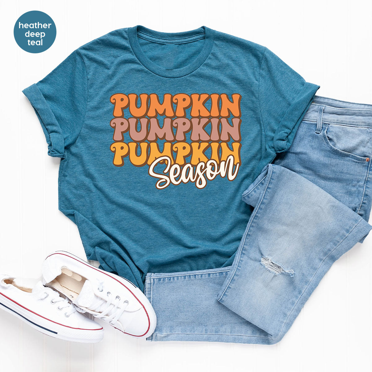 Fall Shirt, Fall Pumpkin Season Shirt, Thanksgiving 2022 T-Shirt, Cute Fall Graphic Tee