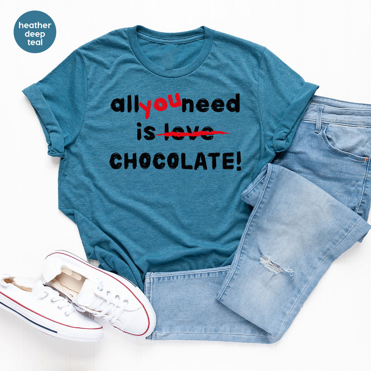 Anti Love Shirt, Chocolate T-Shirt, Anti Valentine's Day T-Shirt