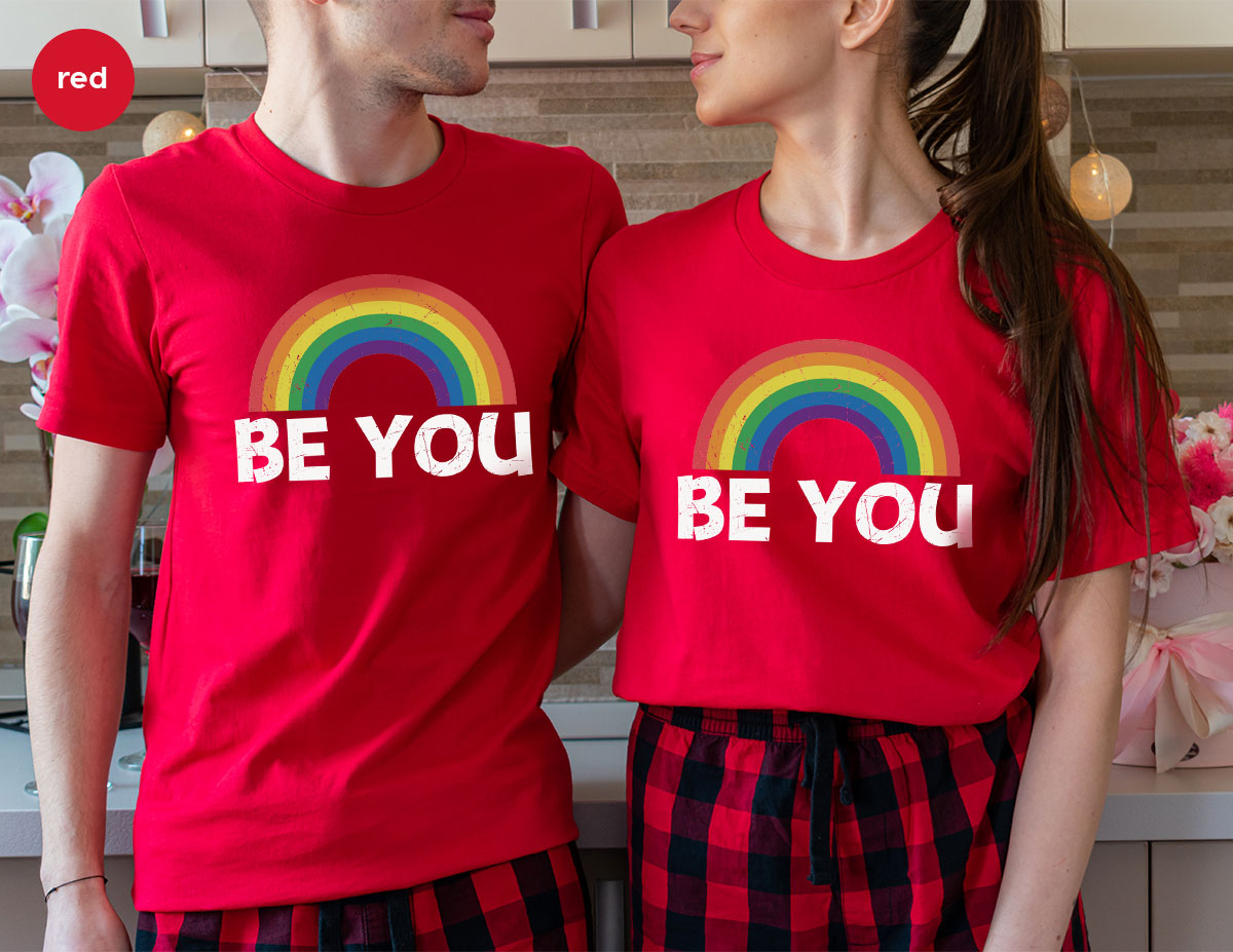 Rainbow T-Shirt, Be You Shirt, LGBT Pride Shirt, LGBT T-Shirt