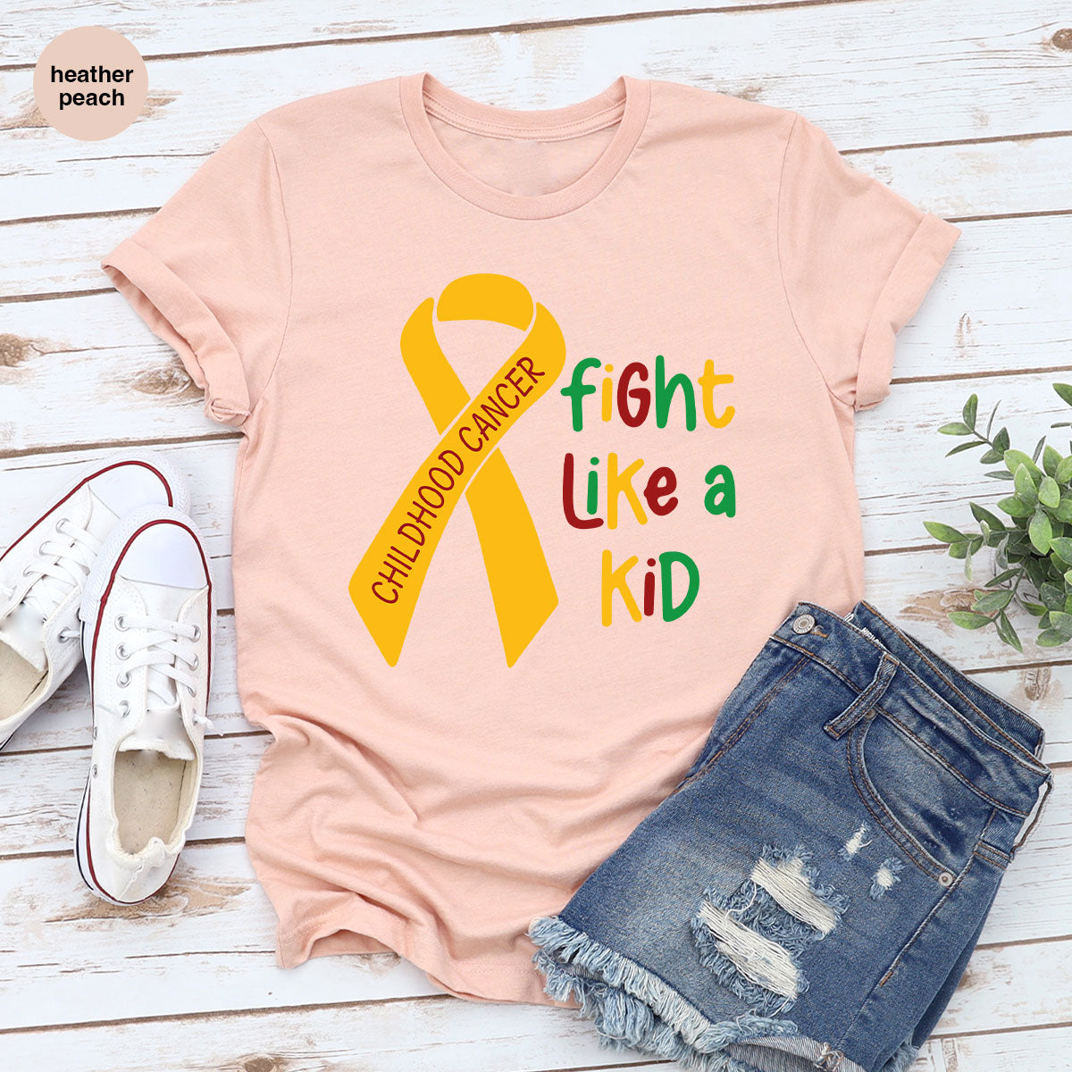 Fighting Like A Kid Shirt, Cancer Fight Shirt, Childhood Canver Fighter t-Shirt, Gift For Cancer Kids