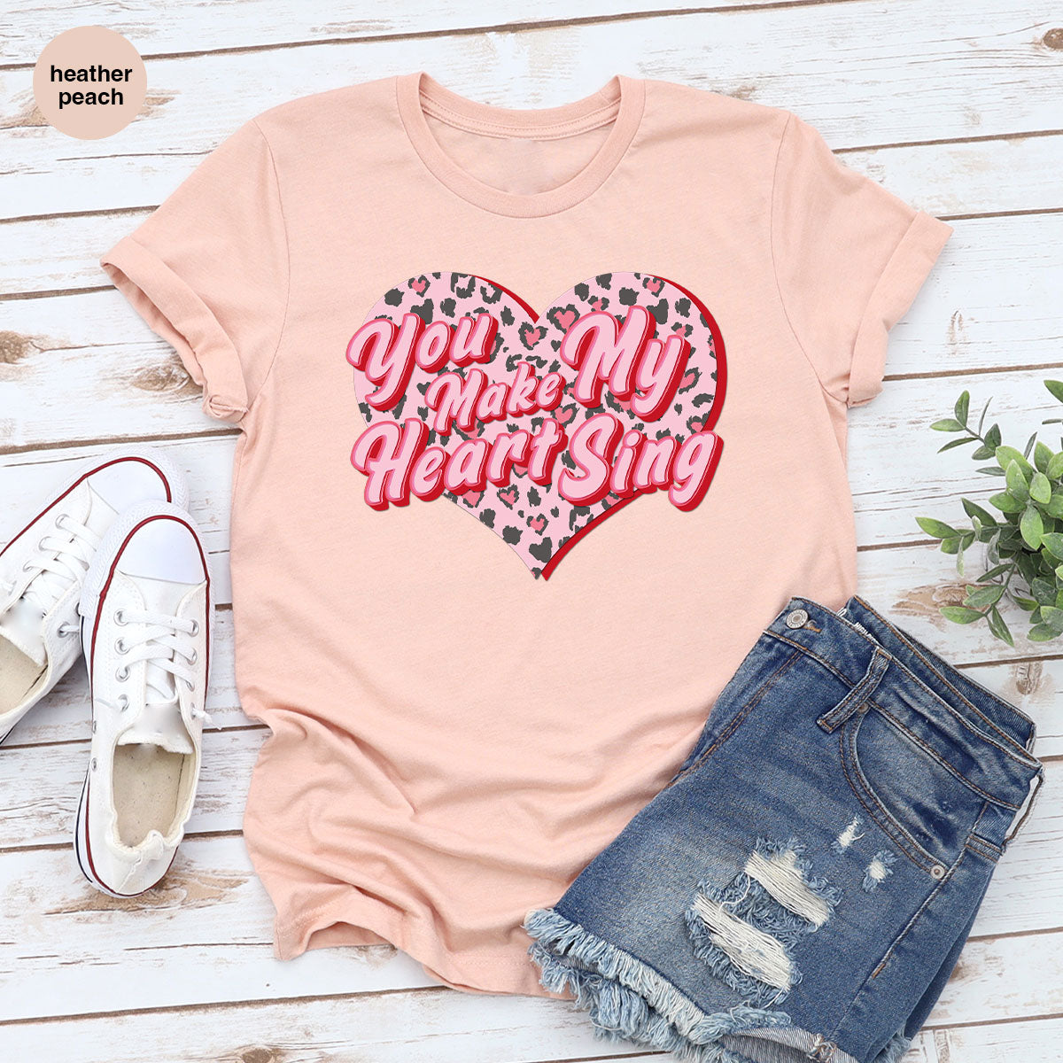 You Make My Heart Sing Shirt, Valentine's Day Romantic Gift