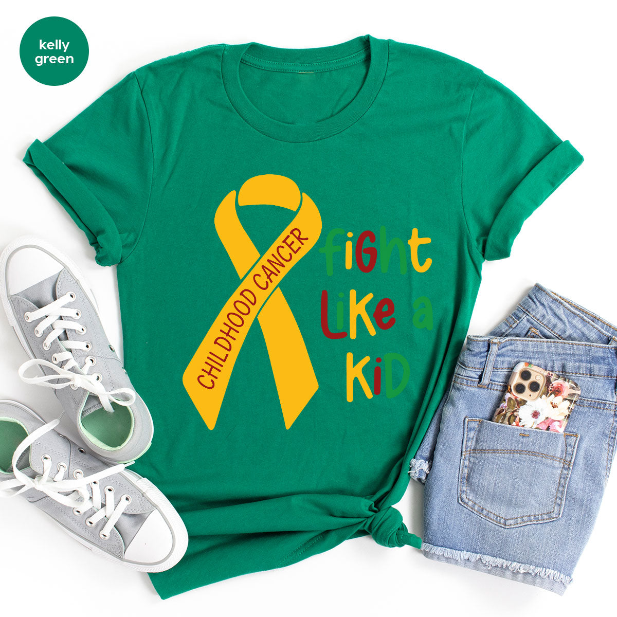 Fighting Like A Kid Shirt, Cancer Fight Shirt, Childhood Canver Fighter t-Shirt, Gift For Cancer Kids