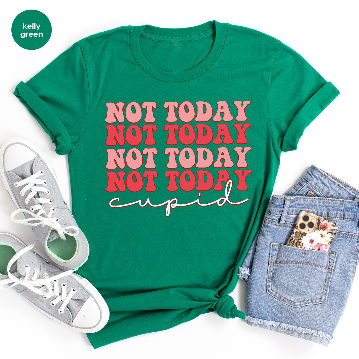 Not Today Shirt, Cupid T-Shirt, Cute Tee