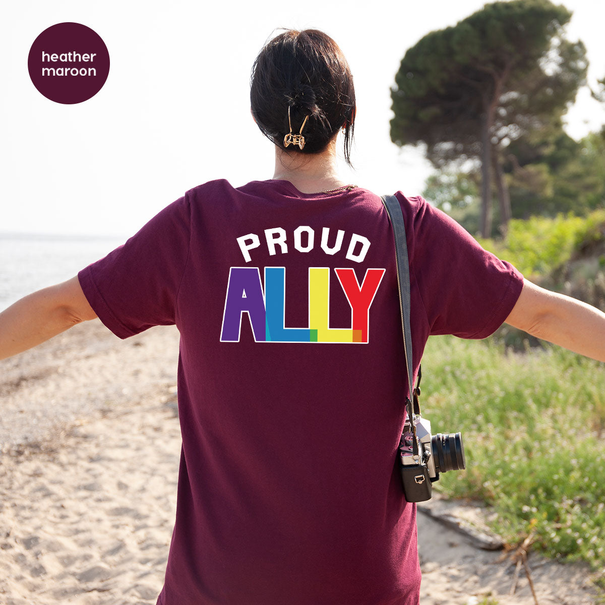 Proud Ally Shirt, LGBT Ally T-Shirt, LGBT Proud Tee