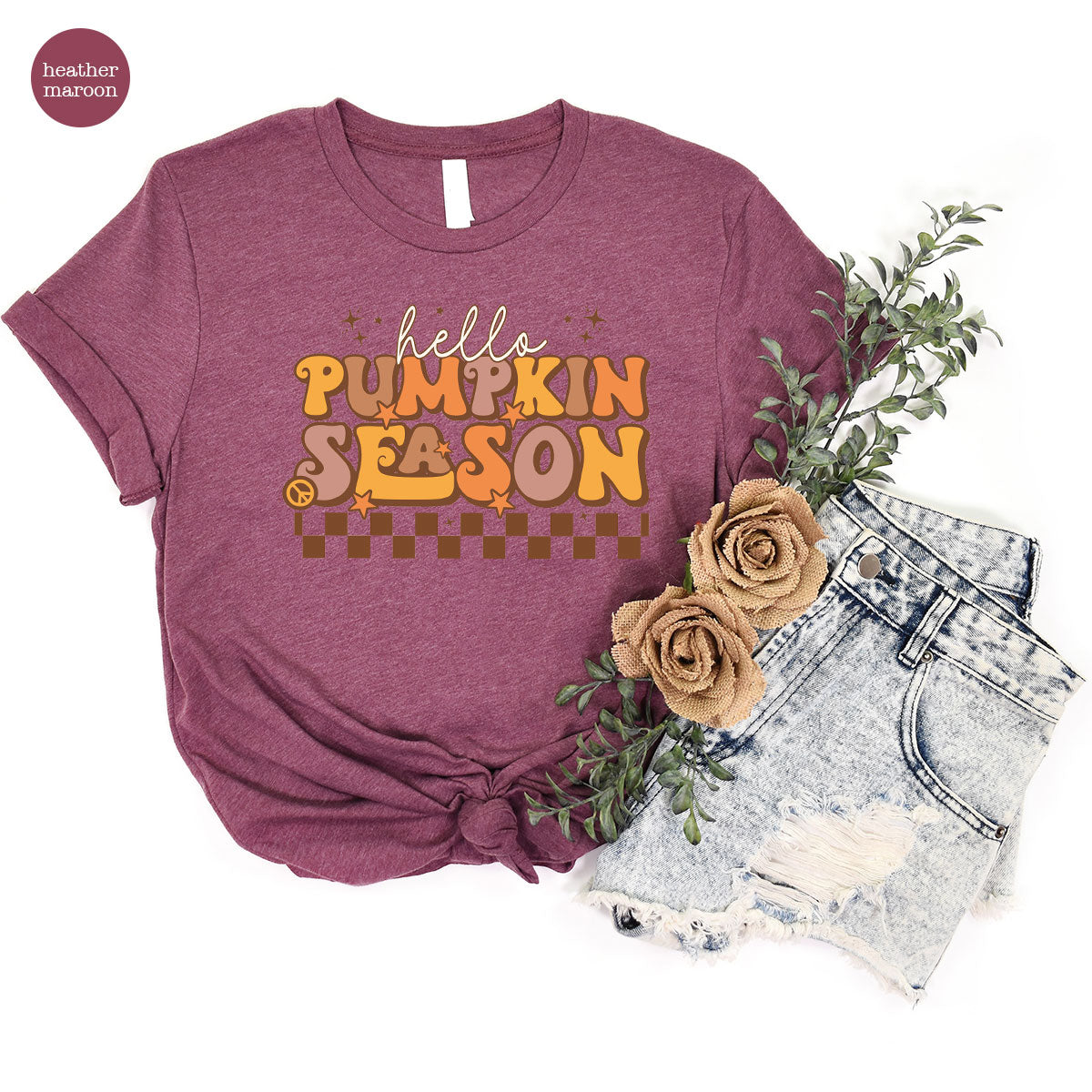 Pumpkin Season Shirt, Thanksgiving 2022 Shirt, Thanksgiving Pumpkin Design Tee