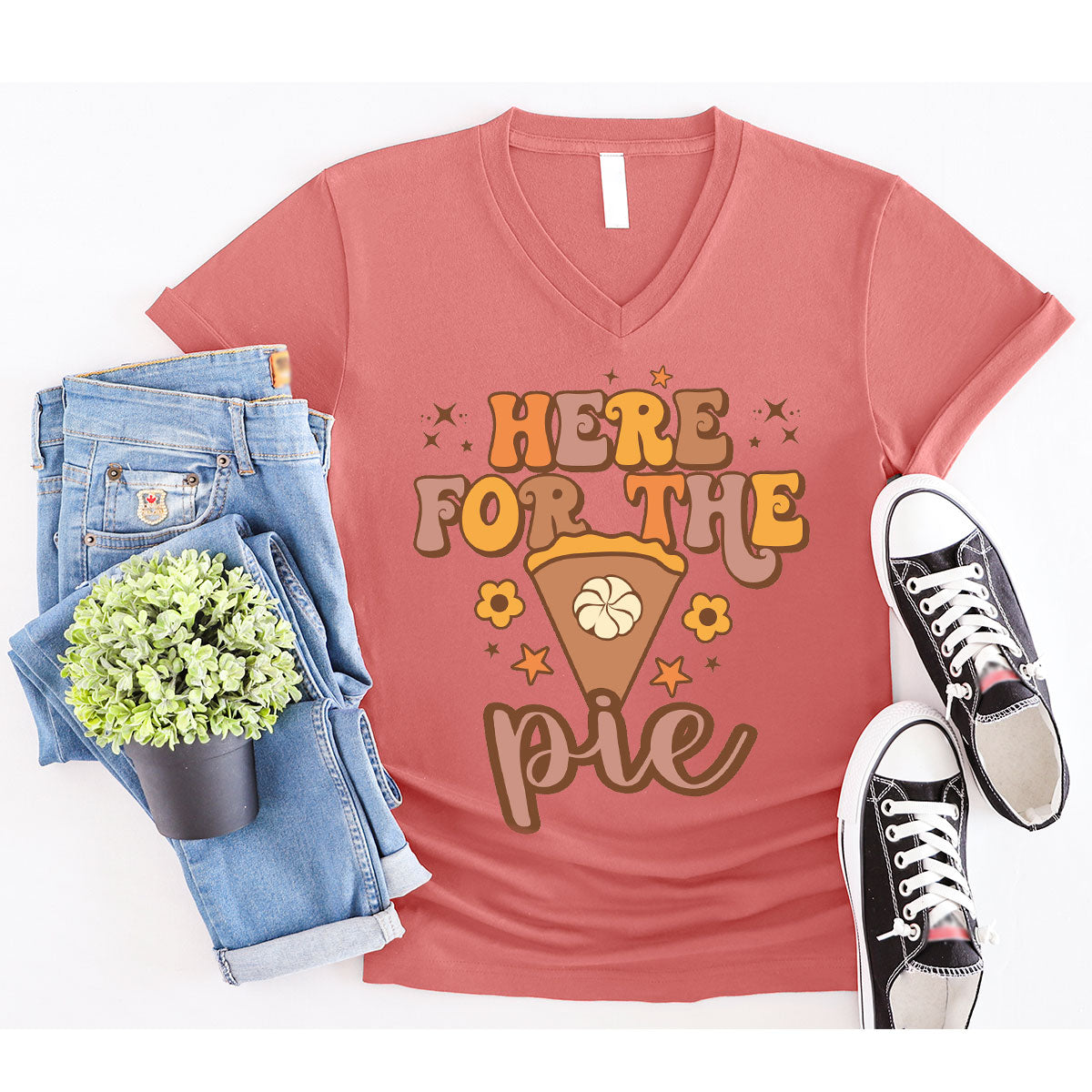 Thanksgiving Pie T-Shirt, Thanksgiving Gift For Family, Thanksgiving Desing Tee