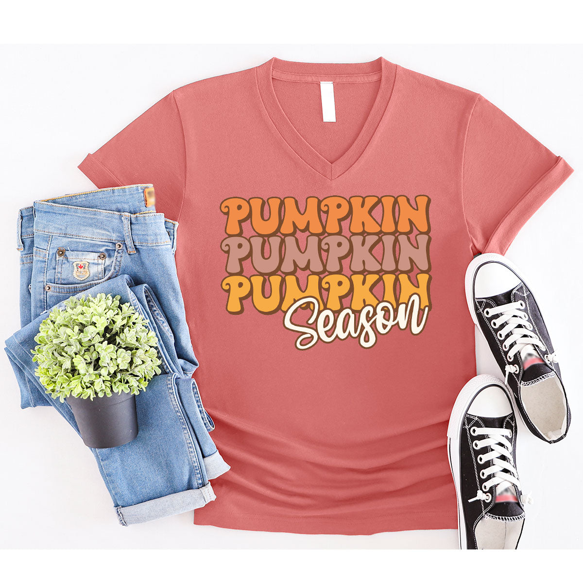 Fall Shirt, Fall Pumpkin Season Shirt, Thanksgiving 2022 T-Shirt, Cute Fall Graphic Tee