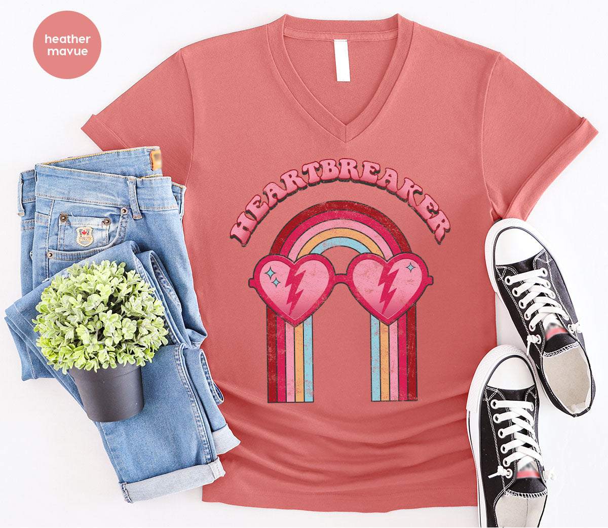 Heartbreaker Shirt, Anti Valentine's Day T-Shirt, Gift for Anti Love Shirt