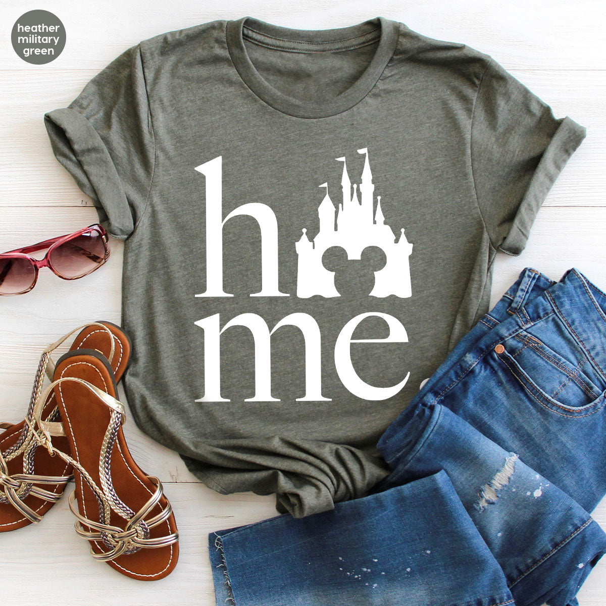 Disney Shirt, Disney Family Shirt, Disney Home Sweatshirt, Disney World Shirt, Disney Castle Graphic Tee for Kids, Disneyland Shirt