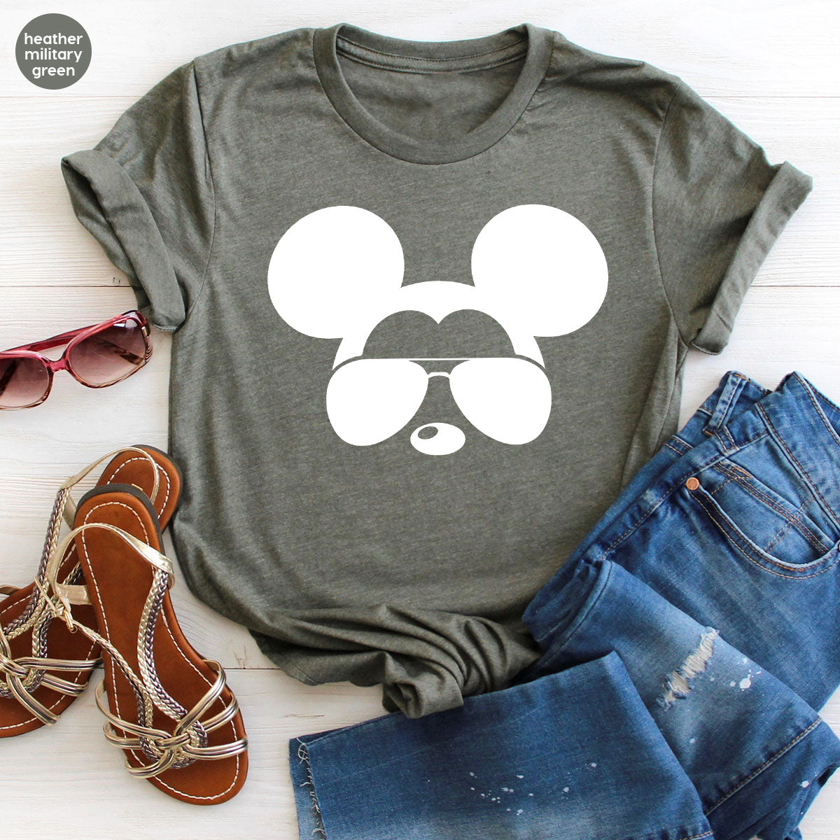 Disney Sweatshirt, Disney Mickey Graphic Tee for Kids, Disney Gift for Kids, Mickey Silhouette Unisex Shirt, Disney Family Shirt