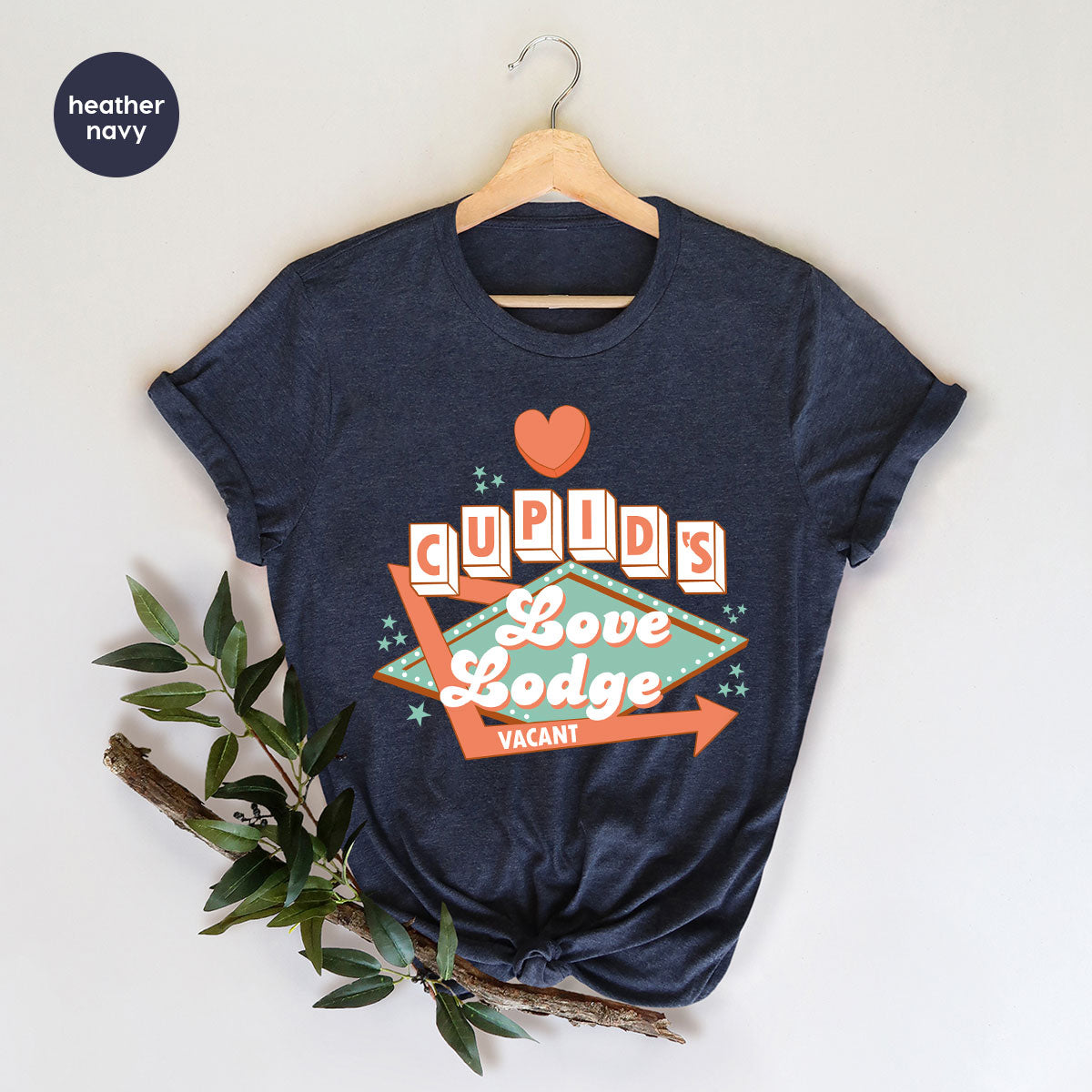 Love Lodge T-Shirt, Valentine's Day Tee, Cupid' Love Lodge Tee, Valentine Shirt