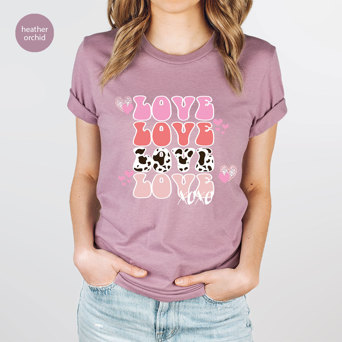 Love Shirt, Love Day T-Shirt, Valentine's Day Tee, 2023 Valentine's Day Gift