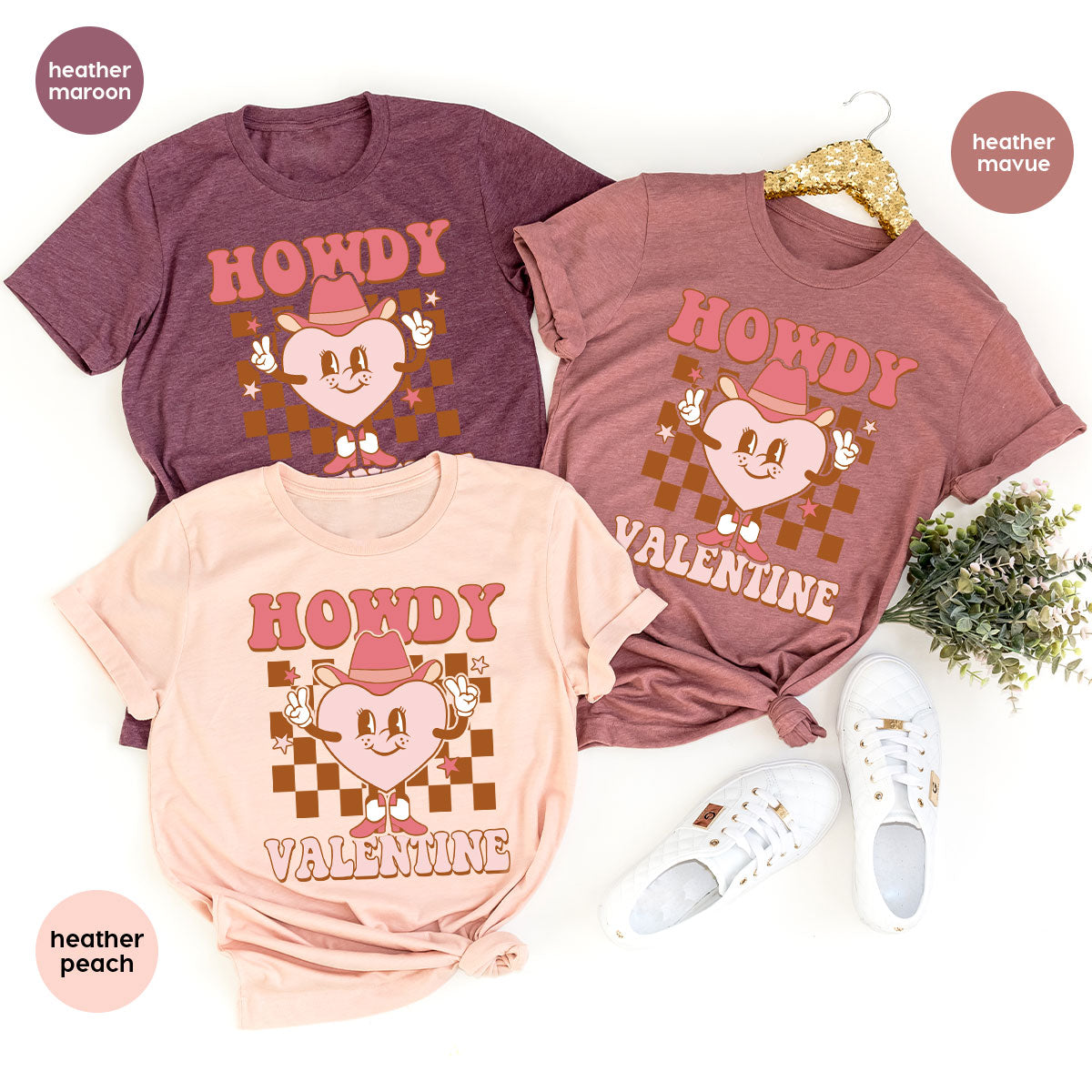 Howdy Valentine Shirt, 2023 Valentine's Day Shirt, Cute Feb 14 Tee