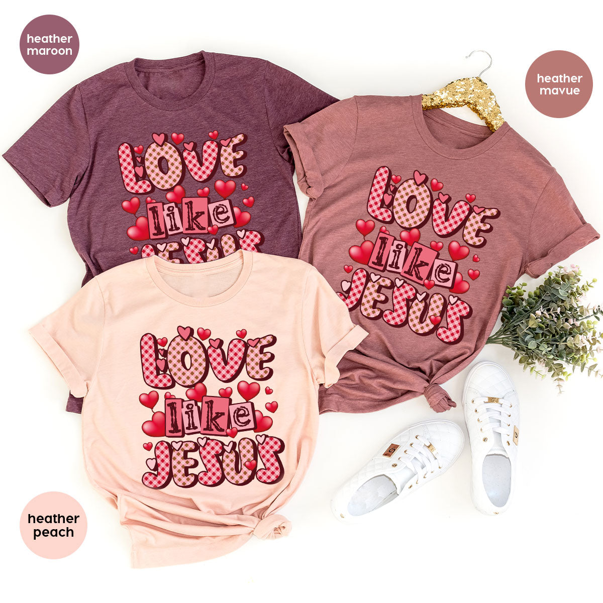 Love Like Jesus Shirt, Valentine's Day Shirt, Best Gift for Lovers