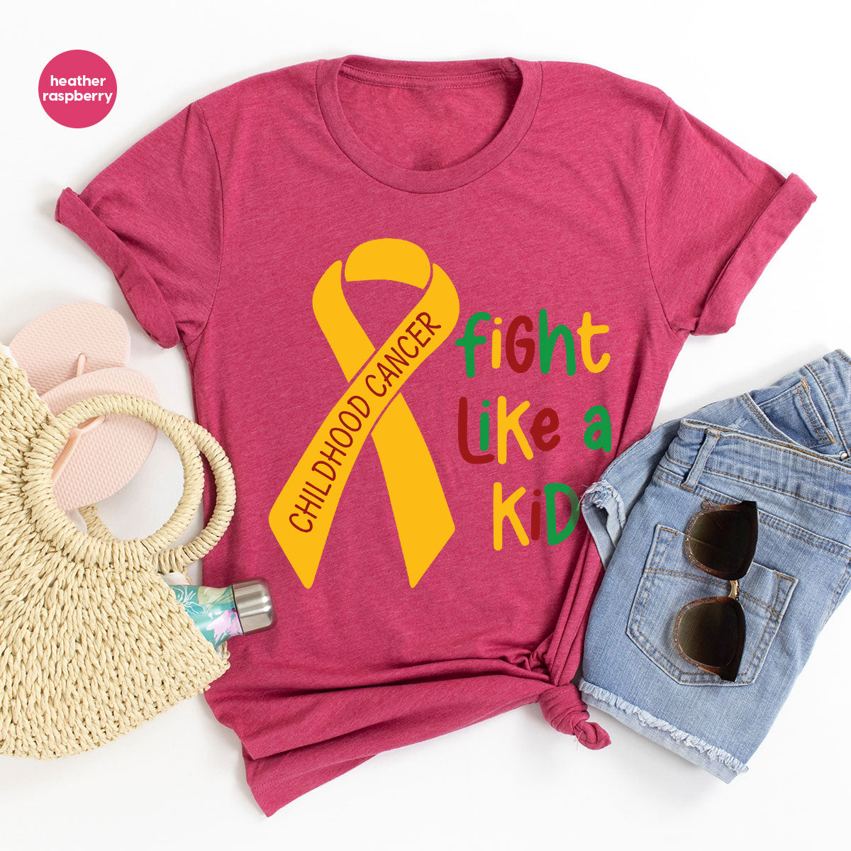 Fighting Like A Kid Shirt, Cancer Fight Shirt, Childhood Canver Fighter t-Shirt, Gift For Cancer Kids