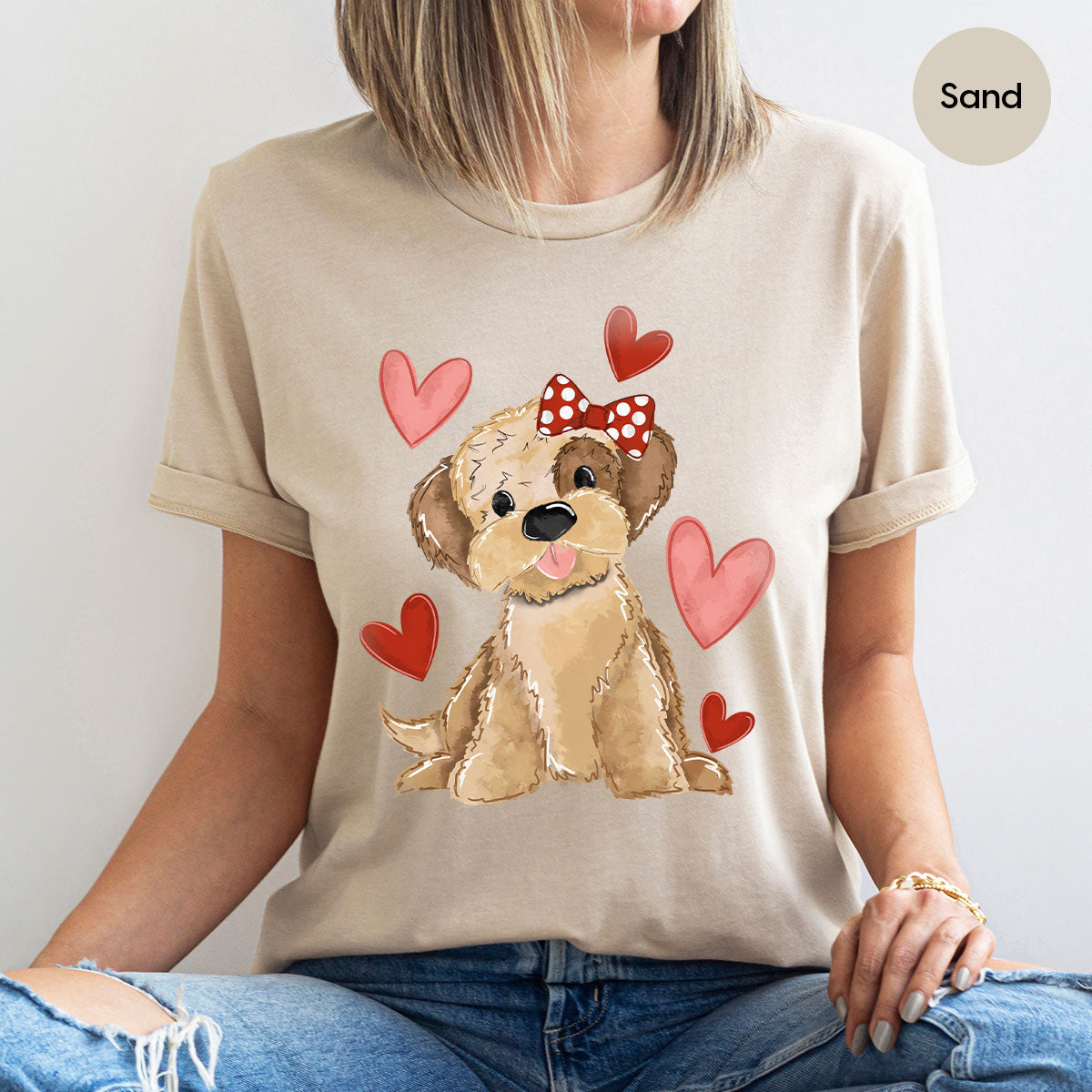 Sweet Dog Shirt, Valentine's Day Dog Lover Shirt, Pet T-Shirt, Pet Lover Tee