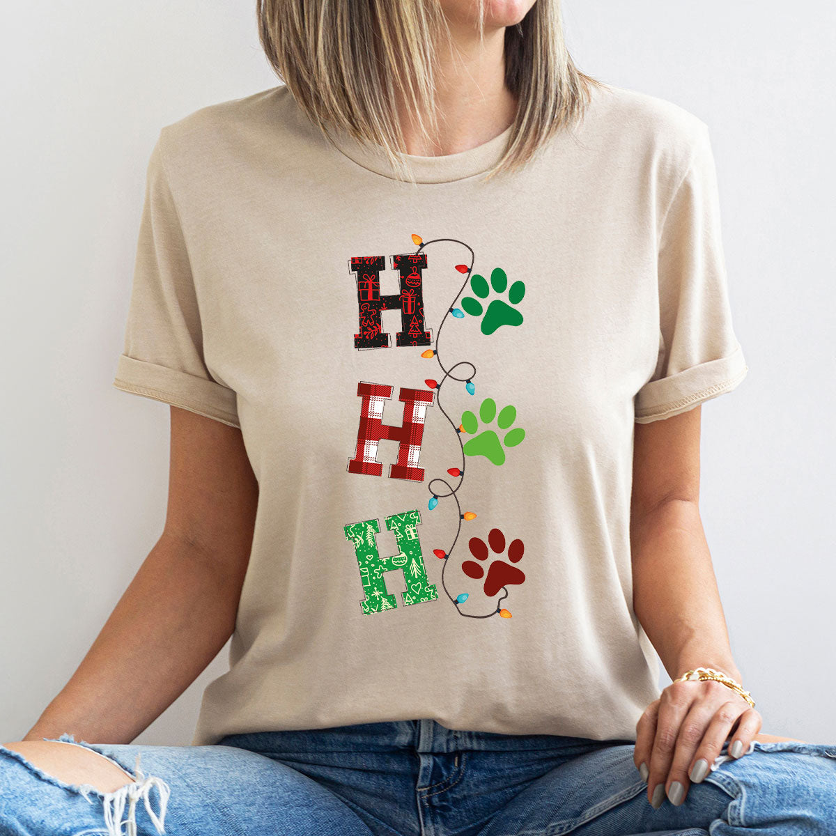 Christmas Cat Shirt, Santa Clause T-Shirt For Cat Mom, Pet Owner Christmas Tee, Dog Christmas Gift