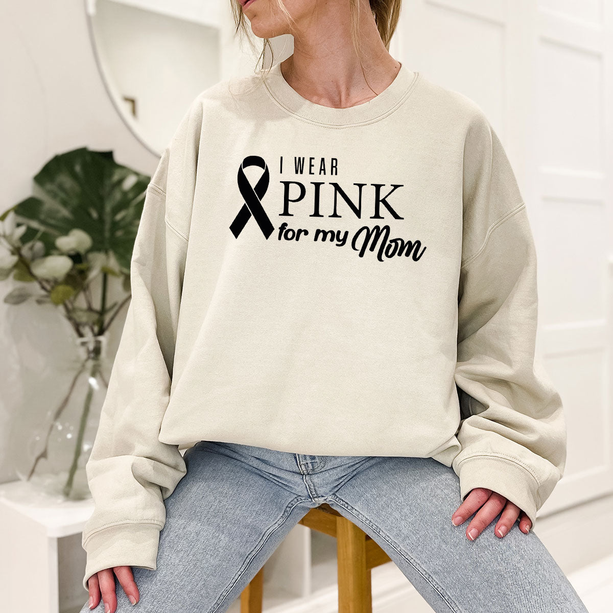 Long Sleeve Breast Cancer Survivor Shirt, Cancer Awereness Shirt, Wear Pink For Breast Cancer Sweatshirt