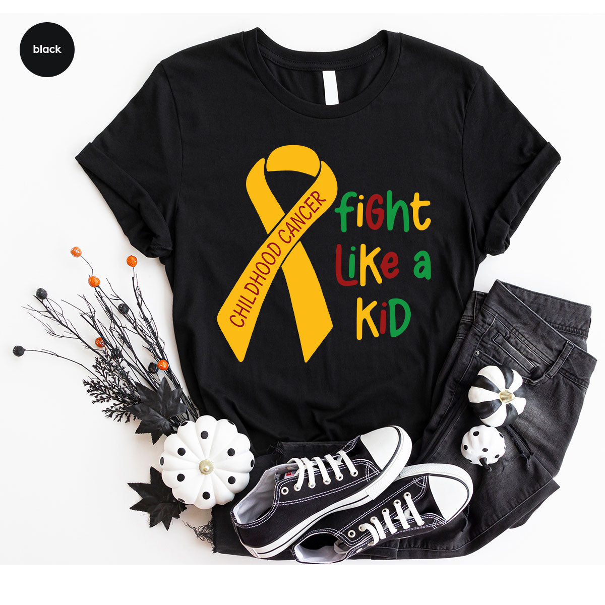 Fighting Like A Kid Shirt, Cancer Fight Shirt, Childhood Canver Fighter t-Shirt, Gift For Cancer Kids