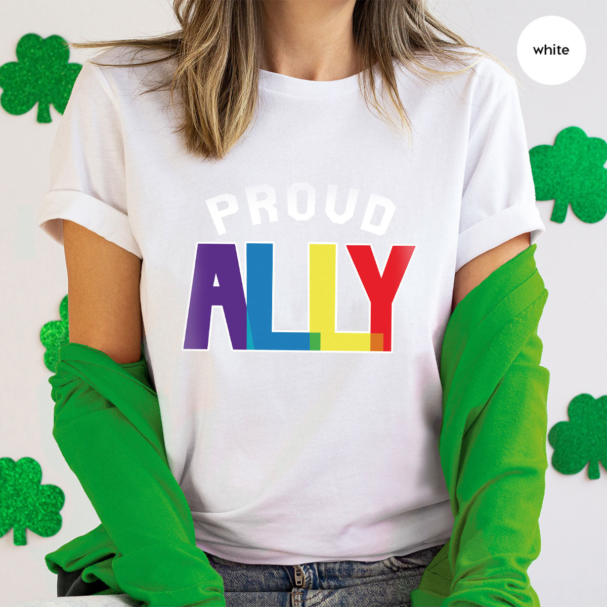 Proud Ally Shirt, LGBT Ally T-Shirt, LGBT Proud Tee