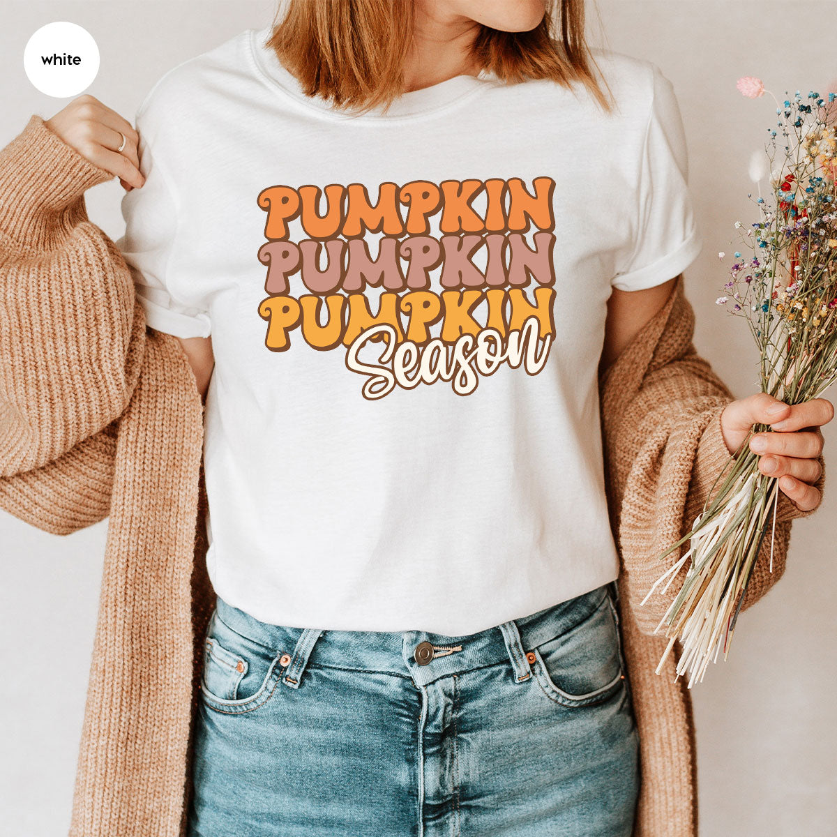 Fall Shirt, Fall Pumpkin Season Shirt, Thanksgiving 2022 T-Shirt, Cute Fall Graphic Tee