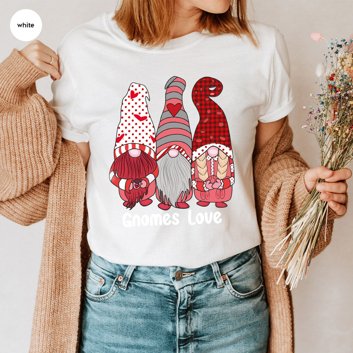 Gnomes Love Shirt, Love 4ever Shirt, Best Love T-Shirt, Valentine's Day Shirt 2023