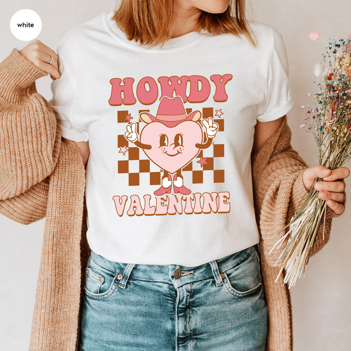 Howdy Valentine Shirt, 2023 Valentine's Day Shirt, Cute Feb 14 Tee