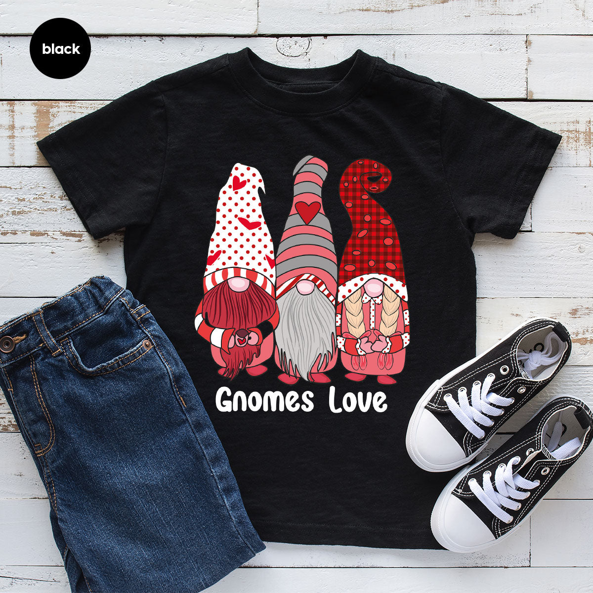 Gnomes Love Shirt, Love 4ever Shirt, Best Love T-Shirt, Valentine's Day Shirt 2023