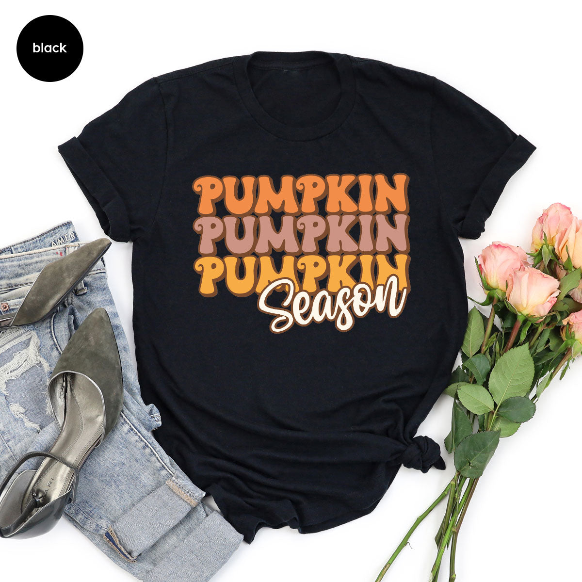 Fall Shirt, Fall Pumpkin Season Shirt, Thanksgiving 2022 T-Shirt, Cute Fall Graphic Tee