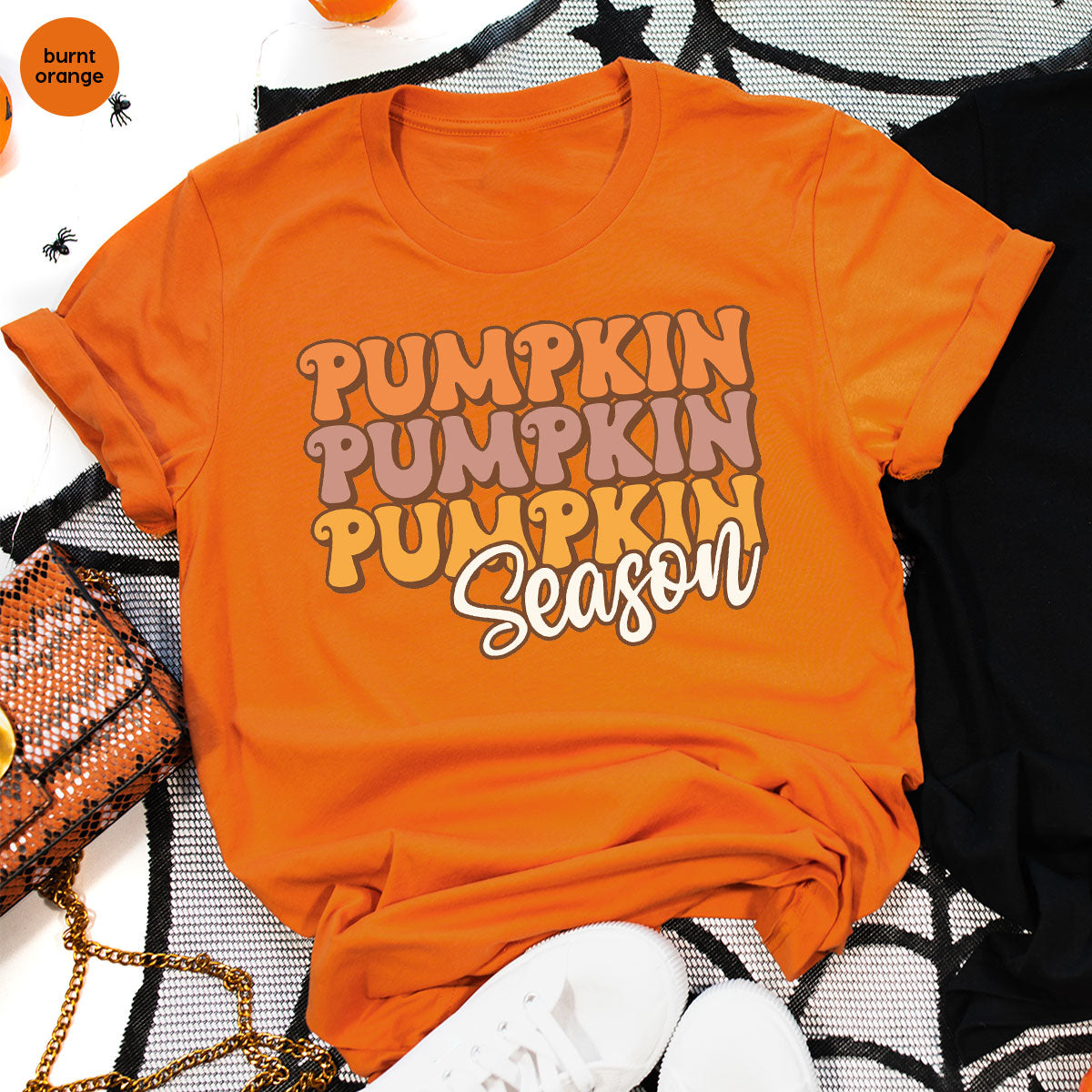 Fall Shirt, Fall Pumpkin Season Shirt, Thanksgiving 2022 T-Shirt, Cute Fall Graphic Tee