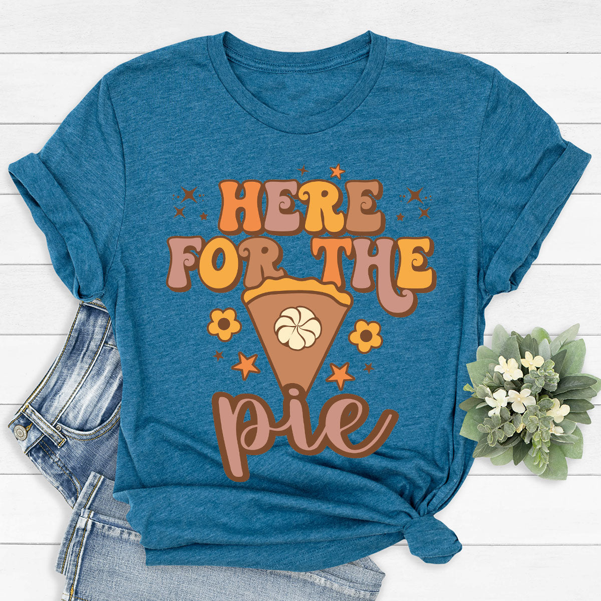 Thanksgiving Pie T-Shirt, Thanksgiving Gift For Family, Thanksgiving Desing Tee