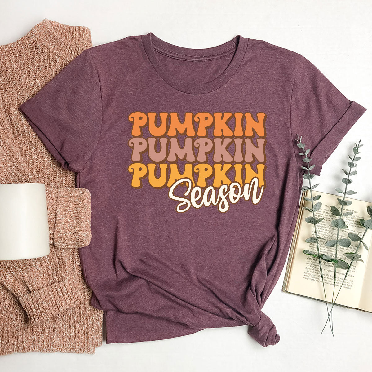 Fall Shirt, Fall Pumpkin Season Shirt, Thanksgiving 2022 T-Shirt, Cute Fall Graphic Tee