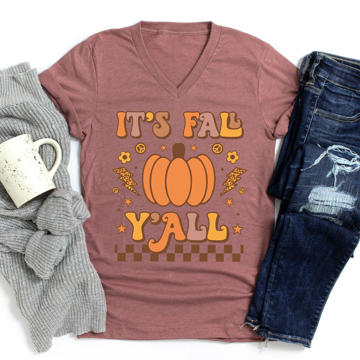 Halloween Fall Shirt, It's Y'Fall T-Shirt, Halloween Fall Hoodie, Long Sleeve and Short Sleeve Shirts