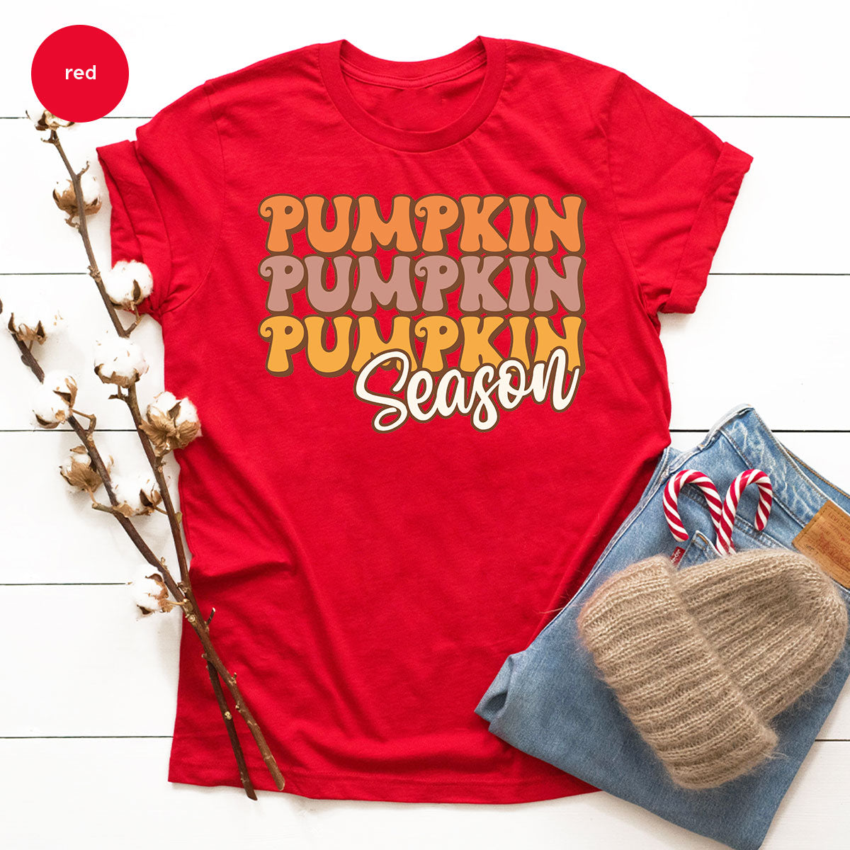 Fall Shirt, Fall Pumpkin Season Shirt, Thanksgiving 2022 T-Shirt, Cute Fall Graphic Tee