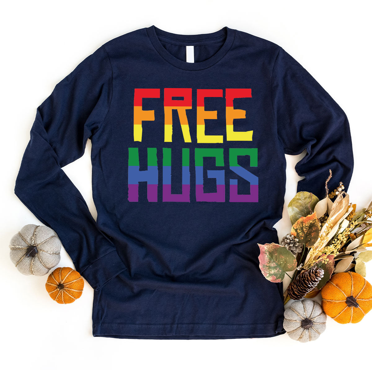 Cute LGBT Shirt, Free Hugs T-Shirt, Lovely Pride T-Shirt for LGBT