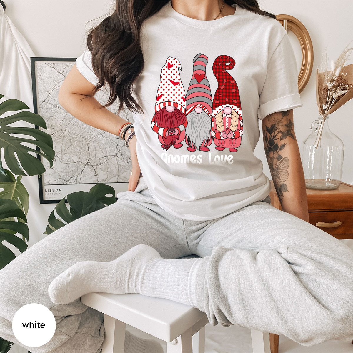 Gnomes Love Shirt, Love 4ever Shirt, Best Love T-Shirt, Valentine's Day Shirt 2023