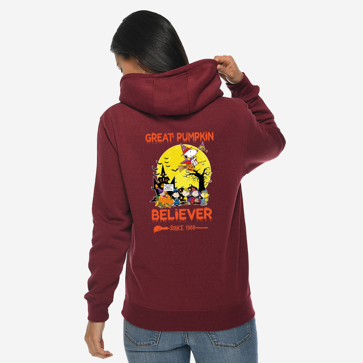 Halloween 2023 Hoodie, Halloween Sweatshirt, Great Pumpkin Believer Long Sleeve