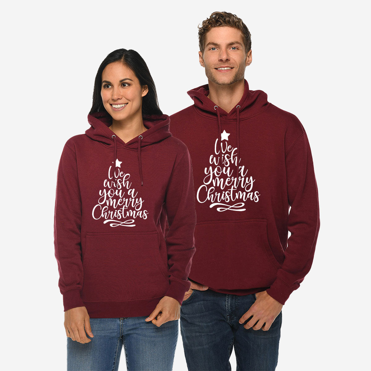 Couples christmas hoodies hot sale