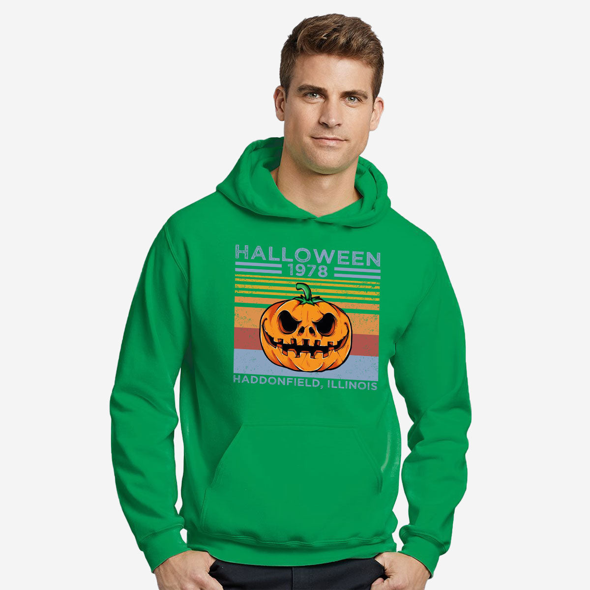 All over Unisex Halloween Hoodie- newest Funny Halloween Hoodie - Unisex Halloween Hoodie/Don't be a Basic Witch