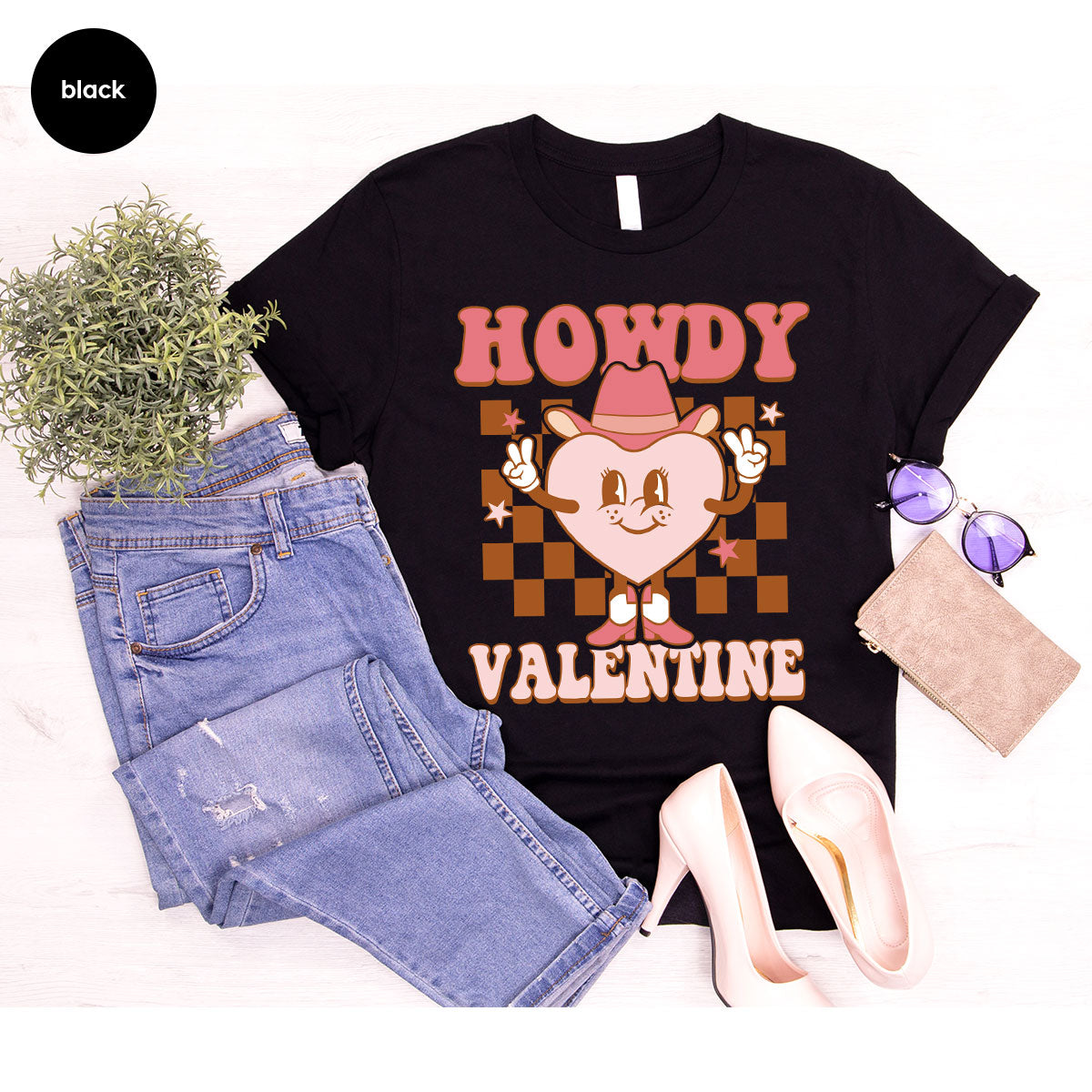 Howdy Valentine Shirt, 2023 Valentine's Day Shirt, Cute Feb 14 Tee