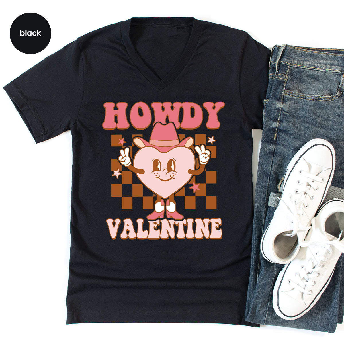 Howdy Valentine Shirt, 2023 Valentine's Day Shirt, Cute Feb 14 Tee