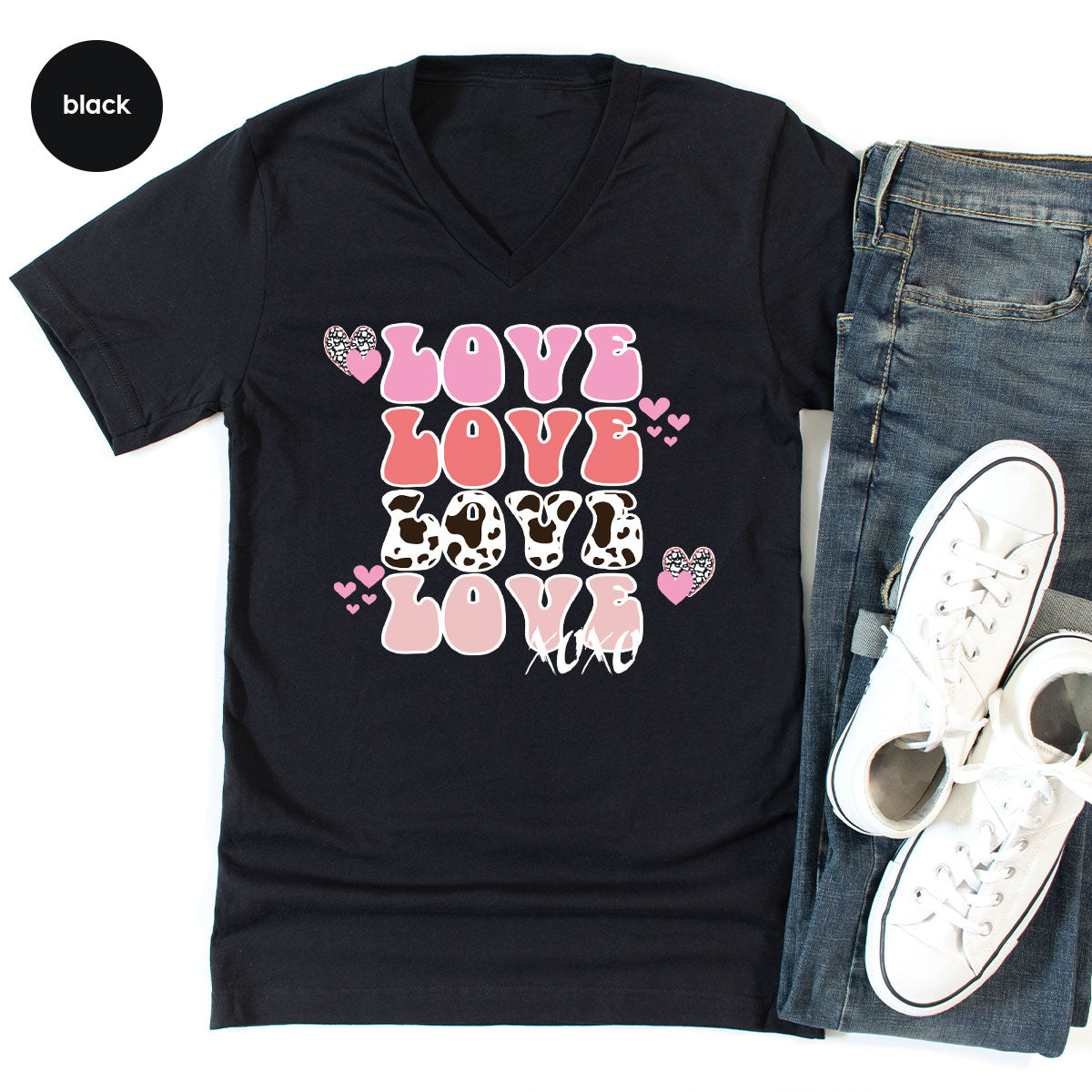 Love Shirt, Love Day T-Shirt, Valentine's Day Tee, 2023 Valentine's Day Gift