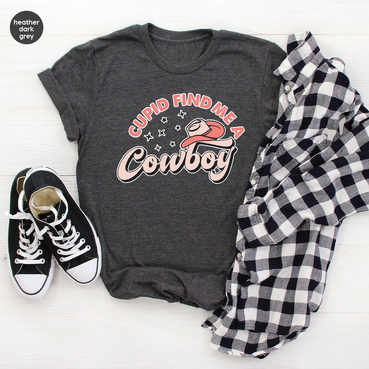 Cupid Find Me A Cowboy Shirt, Valentine Day Shirt, Cowboy Love T-Shirt