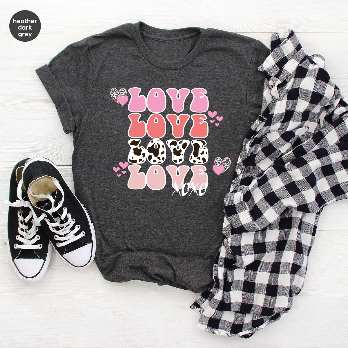 Love Shirt, Love Day T-Shirt, Valentine's Day Tee, 2023 Valentine's Day Gift