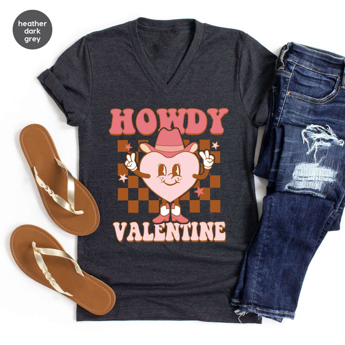 Howdy Valentine Shirt, 2023 Valentine's Day Shirt, Cute Feb 14 Tee