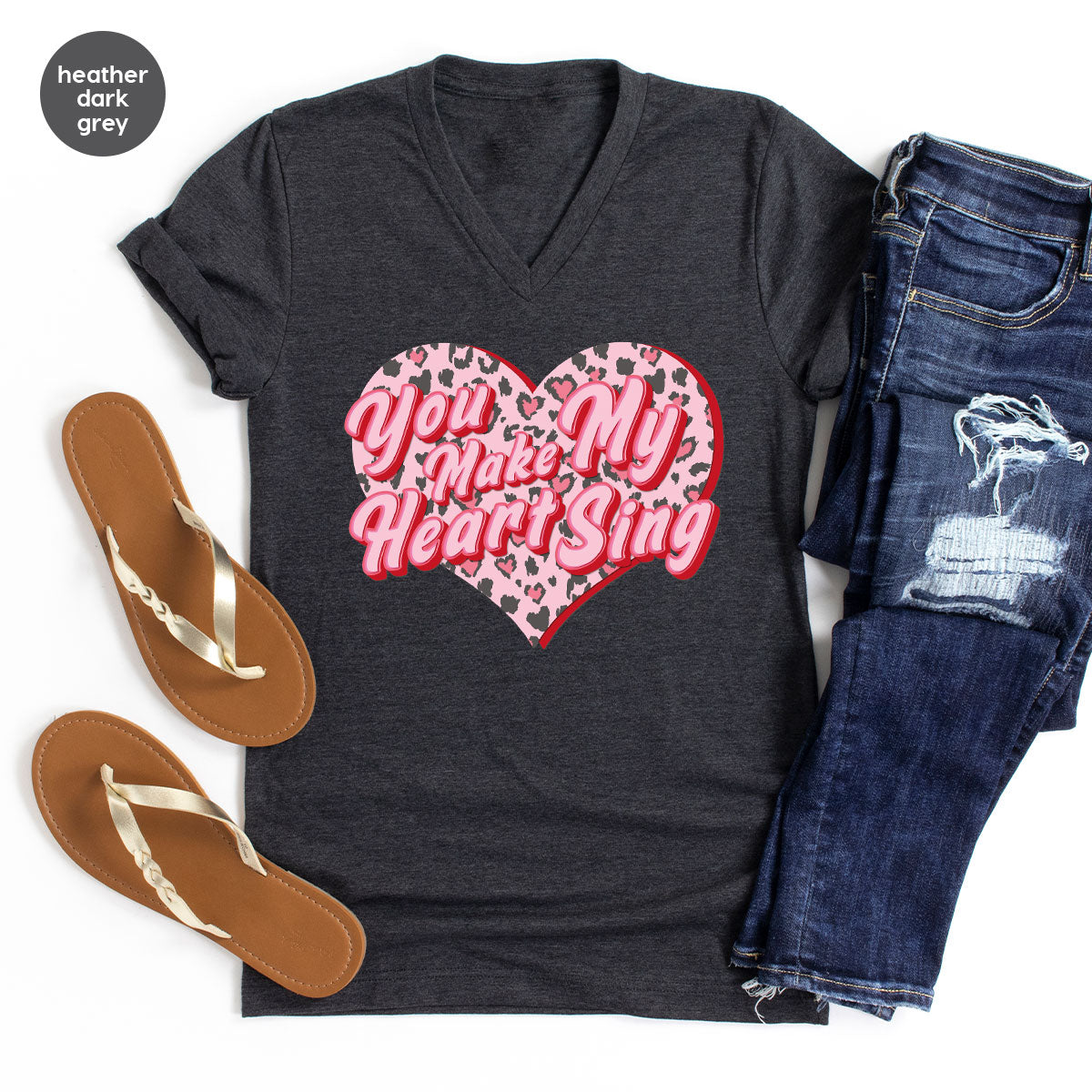 You Make My Heart Sing Shirt, Valentine's Day Romantic Gift