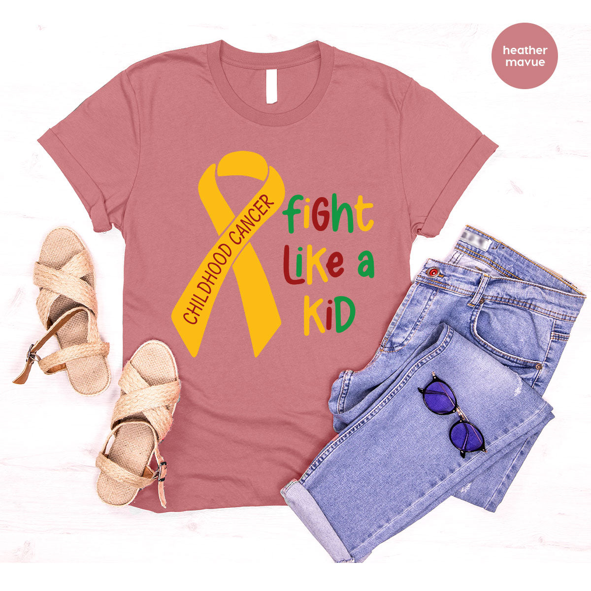 Fighting Like A Kid Shirt, Cancer Fight Shirt, Childhood Canver Fighter t-Shirt, Gift For Cancer Kids