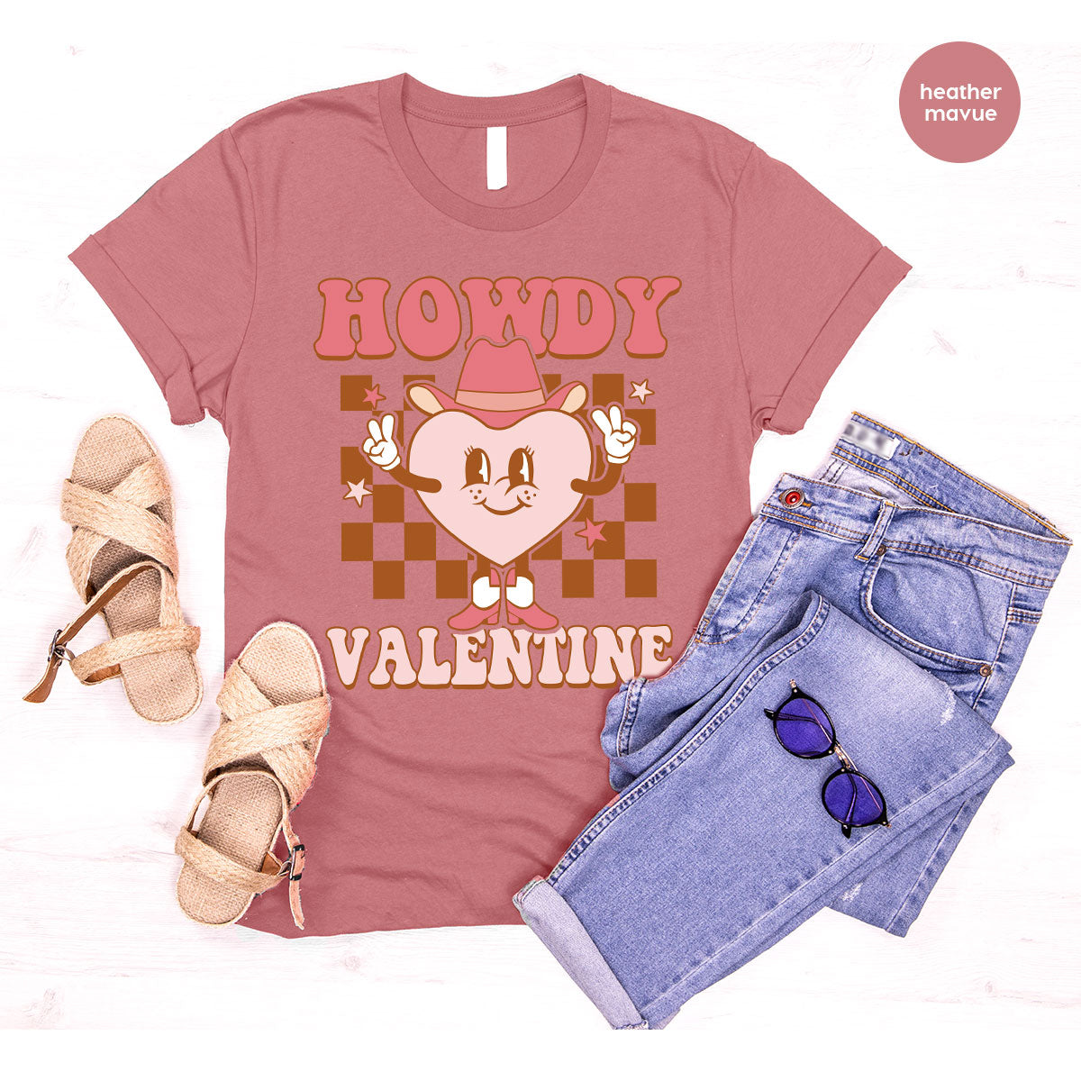 Howdy Valentine Shirt, 2023 Valentine's Day Shirt, Cute Feb 14 Tee