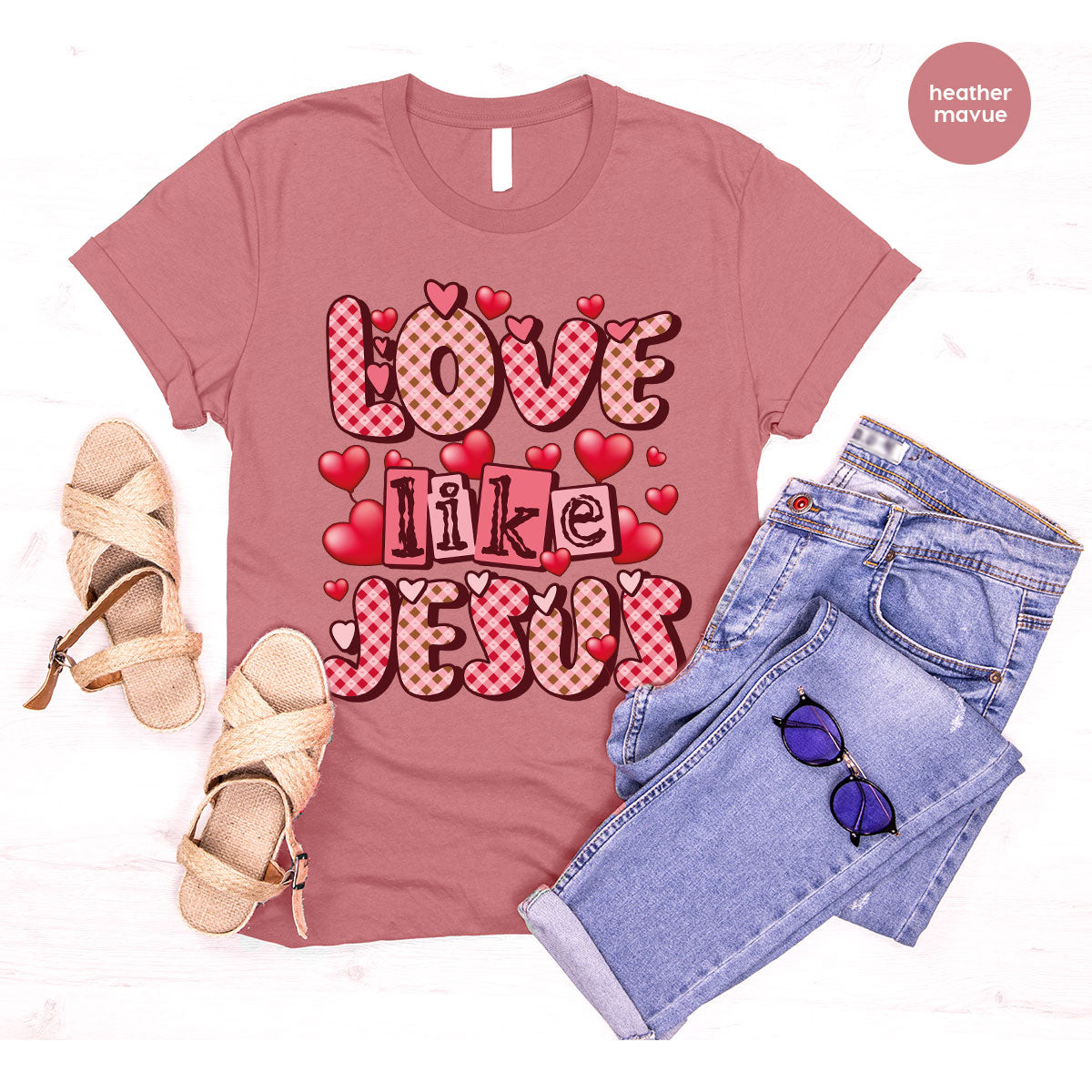 Love Like Jesus Shirt, Valentine's Day Shirt, Best Gift for Lovers